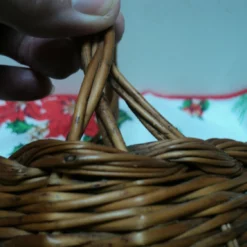 Unknown Vintage French Small Market Basket, Natural Woven Rattan Panier, French Round Basket -Storage Furniture Sales 2024 vintage french small market basket natural woven rattan panier french round basket sku73893994 0 3 scaled