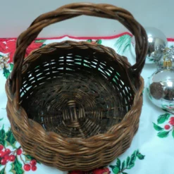 Unknown Vintage French Small Market Basket, Natural Woven Rattan Panier, French Round Basket -Storage Furniture Sales 2024 vintage french small market basket natural woven rattan panier french round basket sku73893994 0 6 scaled