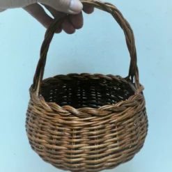 Unknown Vintage French Small Market Basket, Natural Woven Rattan Panier, French Round Basket -Storage Furniture Sales 2024 vintage french small market basket natural woven rattan panier french round basket sku73893994 0 7 scaled