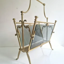 Unknown Vintage Hollywood Regency Modern Magazine Rack Maison Bagues France 1960s -Storage Furniture Sales 2024 vintage hollywood regency modern magazine rack maison bagues france 1960s sku29688917 0 3 scaled