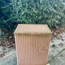 Vintage Lloyd Loom Lusty Basket Original Label / Bathroom Basket / Pink & Gold / C.1960s -Storage Furniture Sales 2024 vintage lloyd loom lusty basket original label bathroom basket pink gold c 1960s sku76349001 0 5