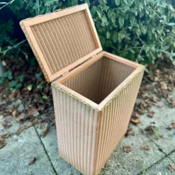 Vintage Lloyd Loom Lusty Basket Original Label / Bathroom Basket / Pink & Gold / C.1960s -Storage Furniture Sales 2024 vintage lloyd loom lusty basket original label bathroom basket pink gold c 1960s sku76349001 0 7