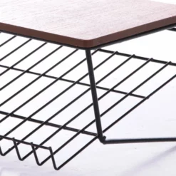 Vintage Magazine Rack Made Of Metal And Wood, 1960s -Storage Furniture Sales 2024 vintage magazine rack made of metal and wood 1960s sku43427683 0 7 scaled