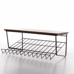 Vintage Magazine Rack Made Of Metal And Wood, 1960s -Storage Furniture Sales 2024 vintage magazine rack made of metal and wood 1960s sku43427683 0 8 scaled