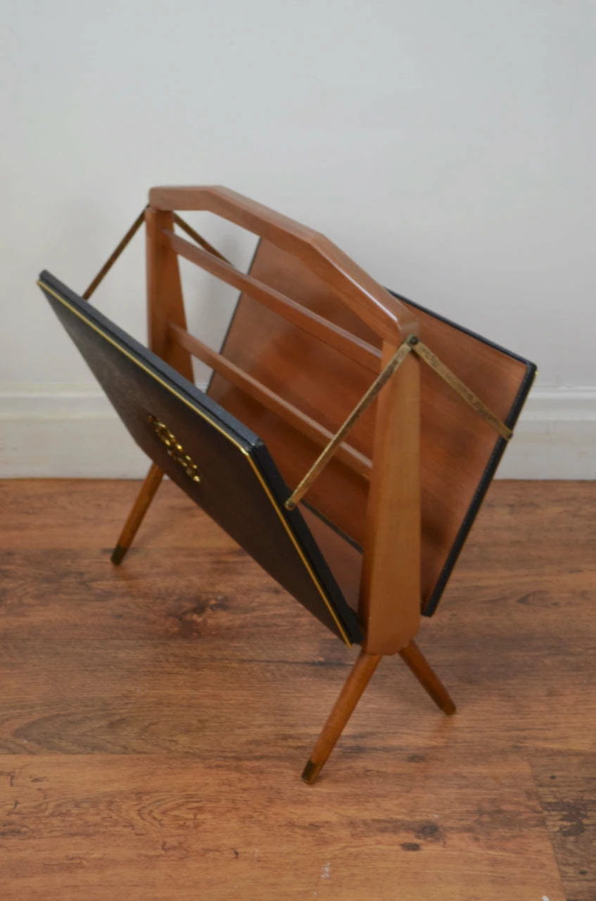 Vintage Magazine Rack 3 Vintage Magazine Rack - Image 3