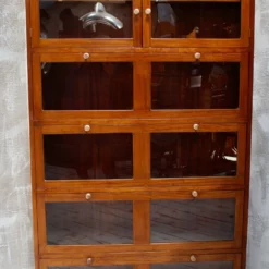 Vintage Mahogany Barristers Bookcase