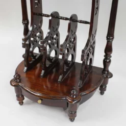 Vintage Mahogany Canterbury Magazine Rack -Storage Furniture Sales 2024 vintage mahogany canterbury magazine rack sku49384896 0 5