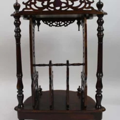 Vintage Mahogany Canterbury Magazine Rack -Storage Furniture Sales 2024 vintage mahogany canterbury magazine rack sku49384896 0 8