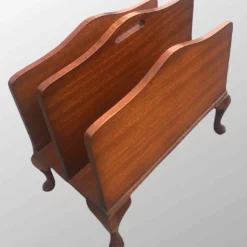 Vintage Mahogany Magazine Rack -Storage Furniture Sales 2024 vintage mahogany magazine rack 0 2