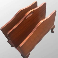Vintage Mahogany Magazine Rack -Storage Furniture Sales 2024 vintage mahogany magazine rack 0 4