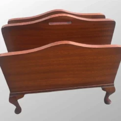 Vintage Mahogany Magazine Rack -Storage Furniture Sales 2024 vintage mahogany magazine rack 0 5