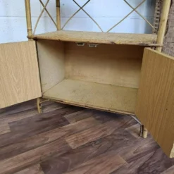 Unknown Vintage Mid Century Bamboo Rattan Bookcase Cabinet Retro Boho Tiki Scandi -Storage Furniture Sales 2024 vintage mid century bamboo rattan bookcase cabinet retro boho tiki scandi sku10962467 0 4