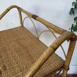 Unknown Vintage Mid Century Bamboo Rattan Bookcase Cabinet Retro Boho Tiki Scandi -Storage Furniture Sales 2024 vintage mid century bamboo rattan bookcase cabinet retro boho tiki scandi sku10962467 0 5