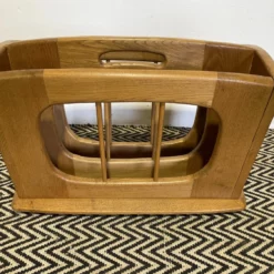 Unknown Vintage Mid Century Magazine Rack -Storage Furniture Sales 2024 vintage mid century magazine rack sku27451048 0 1