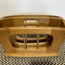 Unknown Vintage Mid Century Magazine Rack -Storage Furniture Sales 2024 vintage mid century magazine rack sku27451048 0 2
