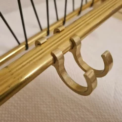 Vintage Mid Century Modern Wall Coat Rack 60s -Storage Furniture Sales 2024 vintage mid century modern wall coat rack 60s sku19850187 0 5