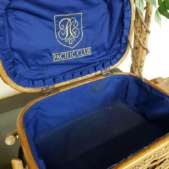 Vintage Mid Century Wicker Sewing Craft Basket Retro -Storage Furniture Sales 2024 vintage mid century wicker sewing craft basket retro sku73499744 0 3