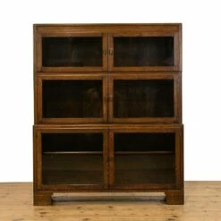 Vintage Minty Oak Three Tier Bookcase Vintage Furniture Vintage Bookcase Vintage Storage Oak Bookcase