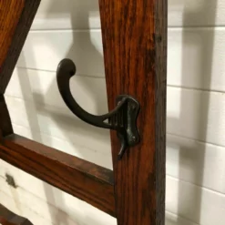 Vintage Oak Hall Stand / Coat Rack -Storage Furniture Sales 2024 vintage oak hall stand coat rack sku34517890 0 1