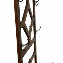 Vintage Oak Hall Stand / Coat Rack -Storage Furniture Sales 2024 vintage oak hall stand coat rack sku34517890 0 12