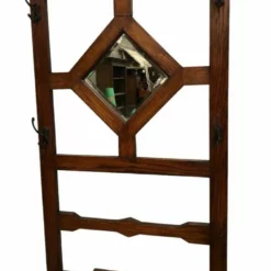 Vintage Oak Hall Stand / Coat Rack -Storage Furniture Sales 2024 vintage oak hall stand coat rack sku34517890 0 3