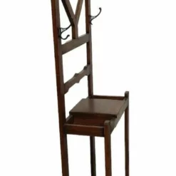 Vintage Oak Hall Stand / Coat Rack -Storage Furniture Sales 2024 vintage oak hall stand coat rack sku34517890 0 8