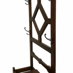 Vintage Oak Hall Stand / Coat Rack -Storage Furniture Sales 2024 vintage oak hall stand coat rack sku34517890 0 9