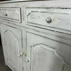 Unknown Vintage Painted Oak Dresser Housekeeper’s Cupboard -Storage Furniture Sales 2024 vintage painted oak dresser housekeeper s cupboard sku28342821 0 11