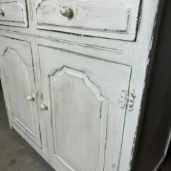 Unknown Vintage Painted Oak Dresser Housekeeper’s Cupboard -Storage Furniture Sales 2024 vintage painted oak dresser housekeeper s cupboard sku28342821 0 12