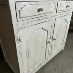 Unknown Vintage Painted Oak Dresser Housekeeper’s Cupboard -Storage Furniture Sales 2024 vintage painted oak dresser housekeeper s cupboard sku28342821 0 17