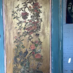 Vintage Painted Pine Armoire /Cupboard With Inlaid Chinoiserie -Storage Furniture Sales 2024 vintage painted pine armoire cupboard with inlaid chinoiserie sku10433986 0 2 scaled