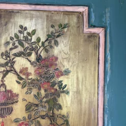 Vintage Painted Pine Armoire /Cupboard With Inlaid Chinoiserie -Storage Furniture Sales 2024 vintage painted pine armoire cupboard with inlaid chinoiserie sku10433986 0 4 scaled