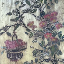 Vintage Painted Pine Armoire /Cupboard With Inlaid Chinoiserie -Storage Furniture Sales 2024 vintage painted pine armoire cupboard with inlaid chinoiserie sku10433986 0 5 scaled