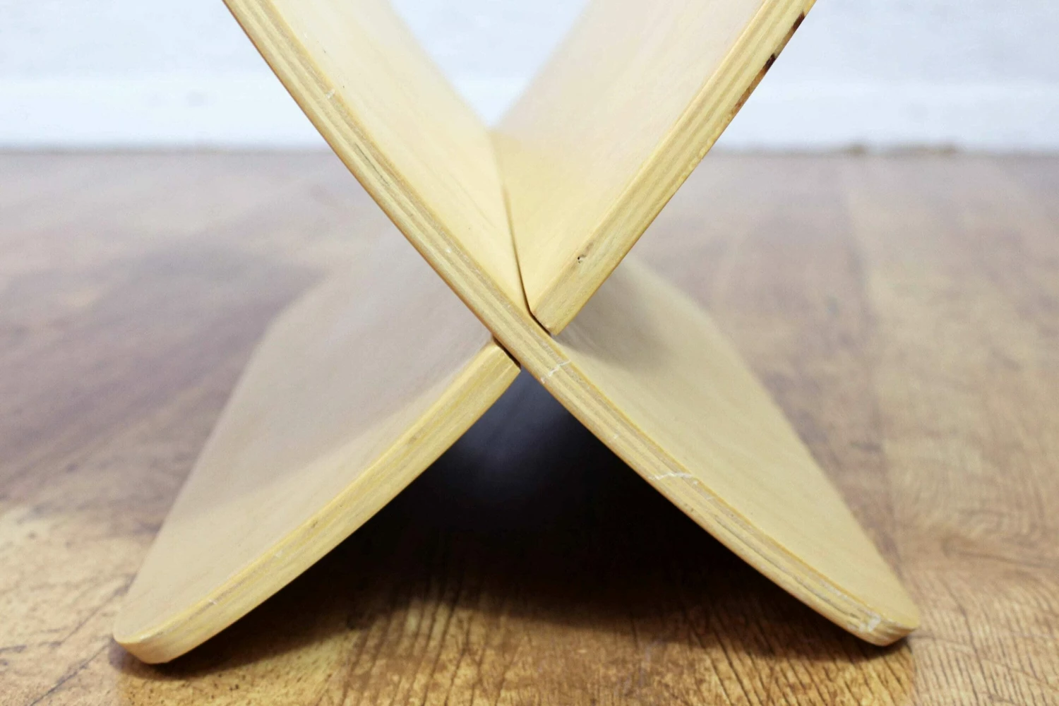 Unknown Vintage Plywood Magazine Rack, 1980s 5 Unknown Vintage Plywood Magazine Rack, 1980s - Image 5