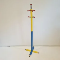 Vintage Pop Art Memphis Milano Style Floor Standing Pencil Coat Rack -Storage Furniture Sales 2024 vintage pop art memphis milano style floor standing pencil coat rack sku37243007 0 1