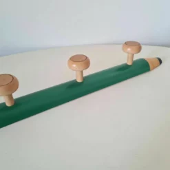 Vintage Pop Art Memphis Milano Style Wooden Hanger With 3 Hooks -Storage Furniture Sales 2024 vintage pop art memphis milano style wooden hanger with 3 hooks sku28437032 0 7