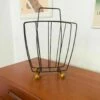 Unknown Vintage Retro 1950s 1960s Atomic Sputnik Magazine Rack
