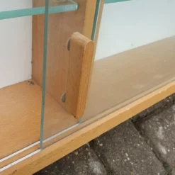 Vintage Retro Glazed Collector Cupboard Cabinet With Adjustable Shelves Solid Beech Bathroom -Storage Furniture Sales 2024 vintage retro glazed collector cupboard cabinet with adjustable shelves solid beech bathroom sku52639780 0 5