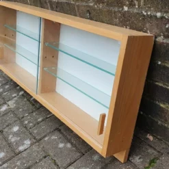 Vintage Retro Glazed Collector Cupboard Cabinet With Adjustable Shelves Solid Beech Bathroom -Storage Furniture Sales 2024 vintage retro glazed collector cupboard cabinet with adjustable shelves solid beech bathroom sku52639780 0 8