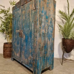 Vintage Rustic Indian Blue Wooden Shop Display Bathroom Kitchen Drinks Cabinet -Storage Furniture Sales 2024 vintage rustic indian blue wooden shop display bathroom kitchen drinks cabinet sku16051747 0 10