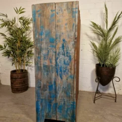Vintage Rustic Indian Blue Wooden Shop Display Bathroom Kitchen Drinks Cabinet -Storage Furniture Sales 2024 vintage rustic indian blue wooden shop display bathroom kitchen drinks cabinet sku16051747 0 9