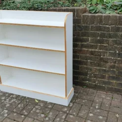 Unknown Vintage Solid Oak Bespoke Painted Bookcase Bookshelves In Farrow And Ball Gold Highlights. Shelves. -Storage Furniture Sales 2024 vintage solid oak bespoke painted bookcase bookshelves in farrow and ball gold highlights shelves sku44226670 0 1 scaled