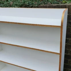 Unknown Vintage Solid Oak Bespoke Painted Bookcase Bookshelves In Farrow And Ball Gold Highlights. Shelves. -Storage Furniture Sales 2024 vintage solid oak bespoke painted bookcase bookshelves in farrow and ball gold highlights shelves sku44226670 0 2 scaled