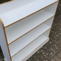 Unknown Vintage Solid Oak Bespoke Painted Bookcase Bookshelves In Farrow And Ball Gold Highlights. Shelves. -Storage Furniture Sales 2024 vintage solid oak bespoke painted bookcase bookshelves in farrow and ball gold highlights shelves sku44226670 0 7 scaled