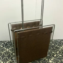 Unknown Vintage Stylish Mid Century Designer Magazine, Newspapers Rack -Storage Furniture Sales 2024 vintage stylish mid century designer magazine newspapers rack sku93886968 0 6 scaled
