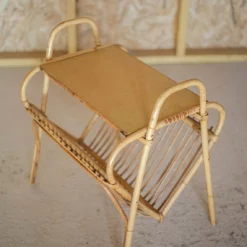 Vintage Table, Bamboo Coffee Table, Rattan Table, Side Table, End Of Sofa, Magazine Table, Rattan, 60's -Storage Furniture Sales 2024 vintage table bamboo coffee table rattan table side table end of sofa magazine table rattan 60 s sku12212600 0 12