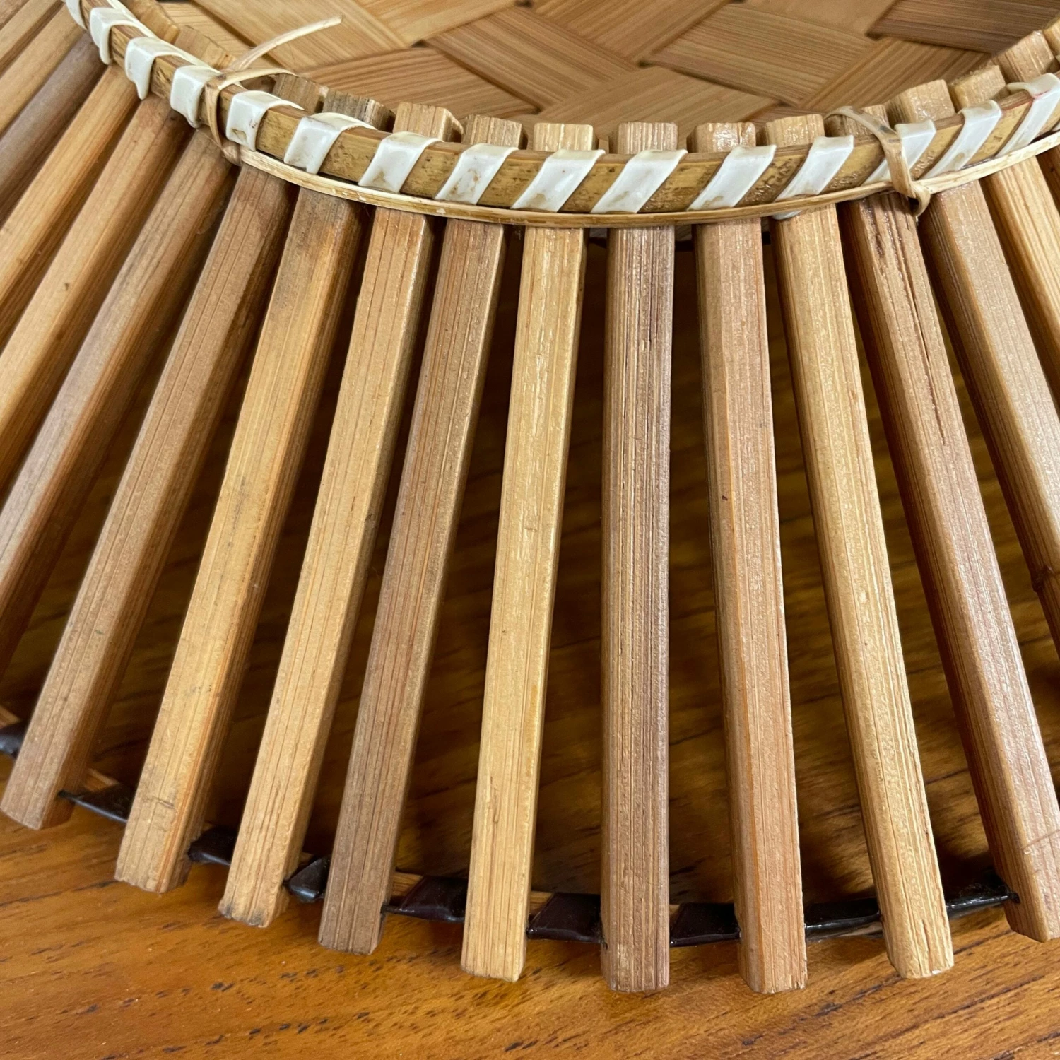 Unknown Vintage Teak And Wooden Fruit Bowl 4 Unknown Vintage Teak And Wooden Fruit Bowl - Image 4