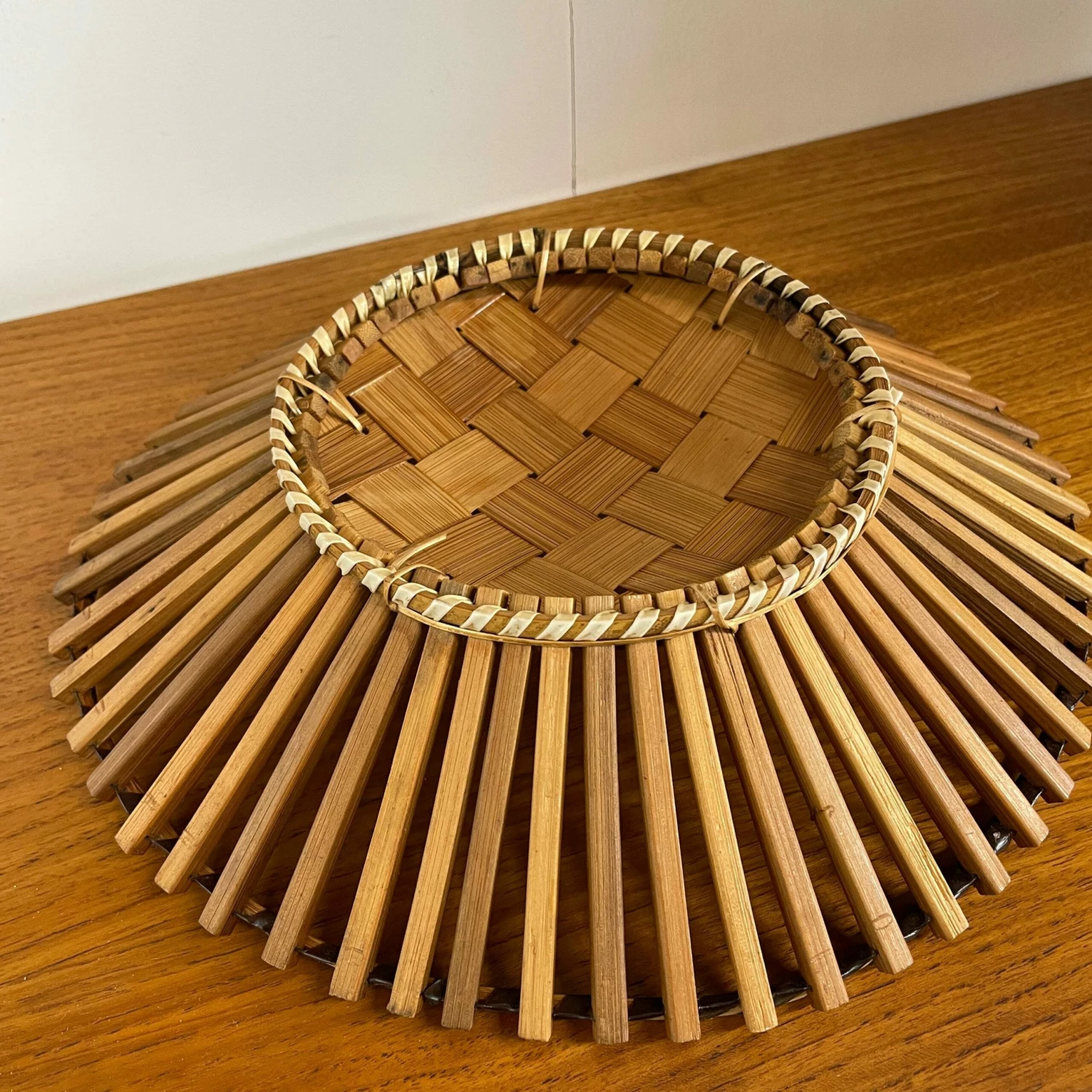 Unknown Vintage Teak And Wooden Fruit Bowl 5 Unknown Vintage Teak And Wooden Fruit Bowl - Image 5