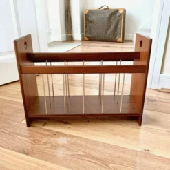 Vintage Teak Magazine Rack, Mid Century Danish Magazine Rack, Retro Lp Vinyl Storage Unit, Vintage Teak Wood Book Storage, Magazine Rack -Storage Furniture Sales 2024 vintage teak magazine rack mid century danish magazine rack retro lp vinyl storage unit vintage teak wood book storage magazine rack sku46773592 0 2