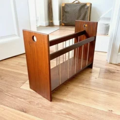 Vintage Teak Magazine Rack, Mid Century Danish Magazine Rack, Retro Lp Vinyl Storage Unit, Vintage Teak Wood Book Storage, Magazine Rack -Storage Furniture Sales 2024 vintage teak magazine rack mid century danish magazine rack retro lp vinyl storage unit vintage teak wood book storage magazine rack sku46773592 0 4